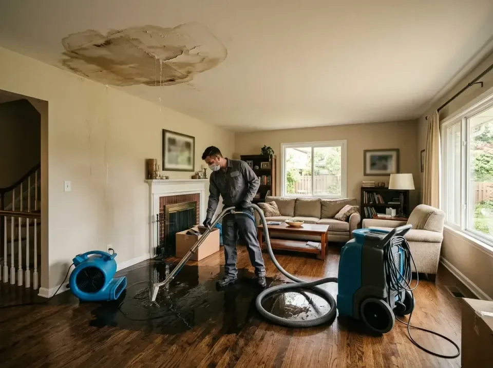 attic-pipe-burst-ceiling-drip-008 — frequently asked questions, Water Damage Restoration & Carpet Care in Jacksonville, OR